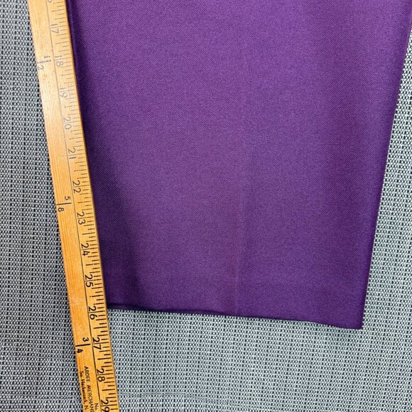 Alfred Dunner Womens Plus Size 24W Plum Elastic waist Pull-On Pants - Picture 9 of 10